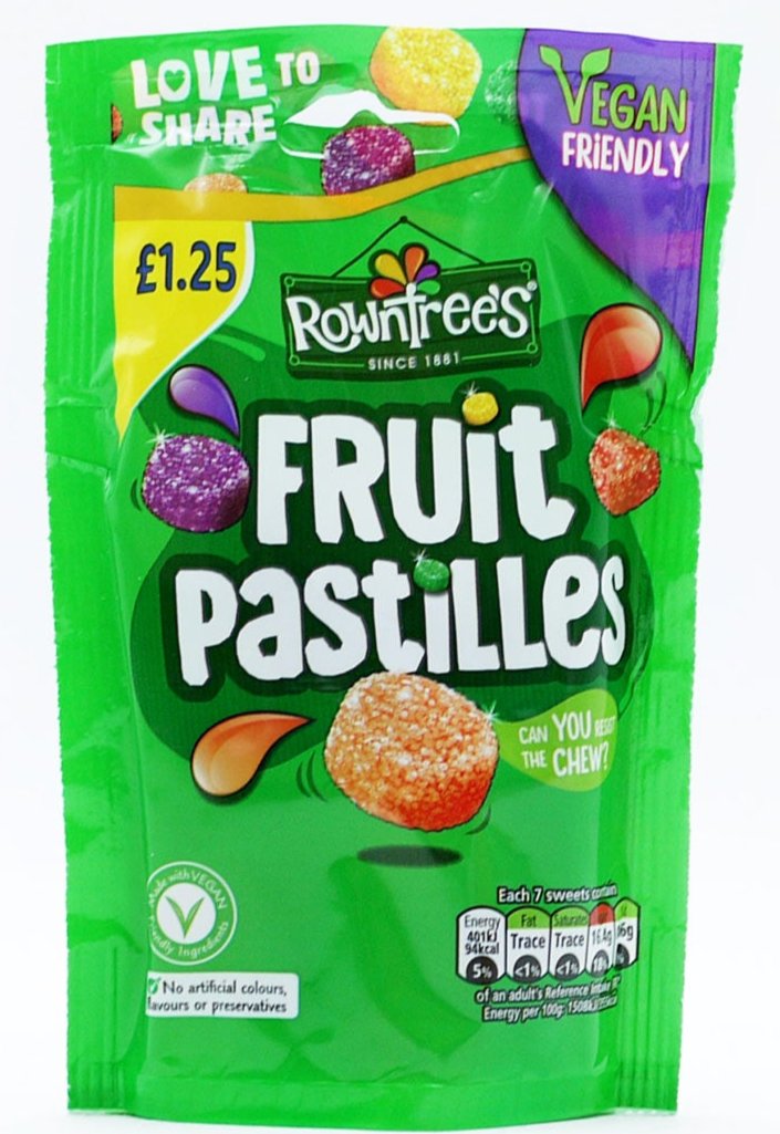 Rowntrees Fruit Pastilles Pouch Rowntrees Fruit Pastilles Pouch
